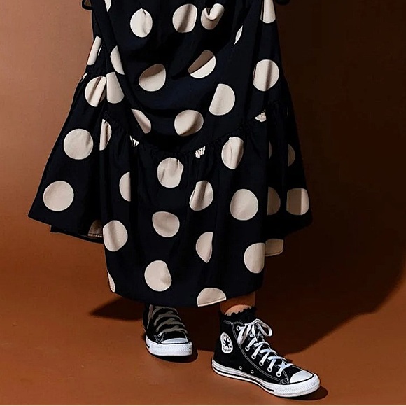 Dressed in LALA Black and White Polka Dot Maxi Dress - Picture 14 of 16